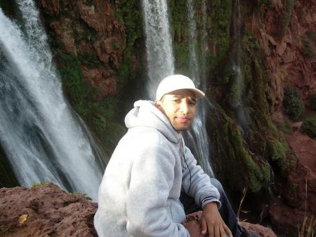 c moi au cascade d'ozoud